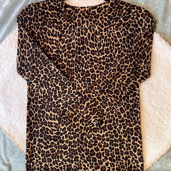 NWT J.CREW Tippi Sweater in Leopard, Sz XXS - Picture 3 of 7